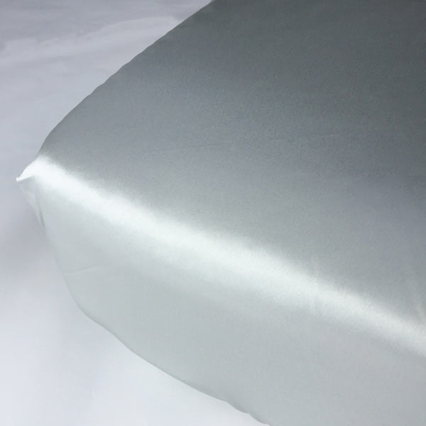 Silk cot sheet NZ | Light Grey |  Monday Silks