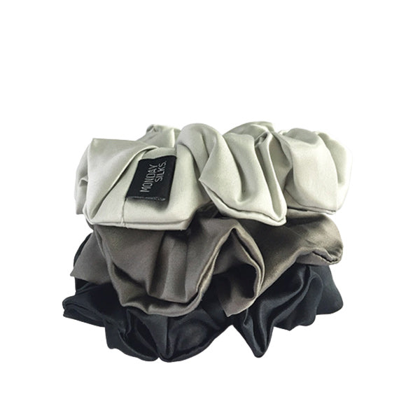 silk scrunchies nz 3 pack monday silks