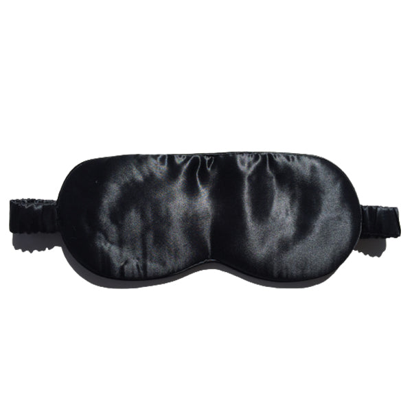 Silk Pillowcase + Eye Mask Bundle Deal (Black)