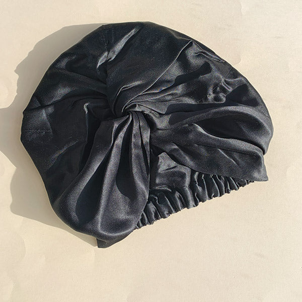 Silk Sleep Hair Turban Bonnet - Double layer