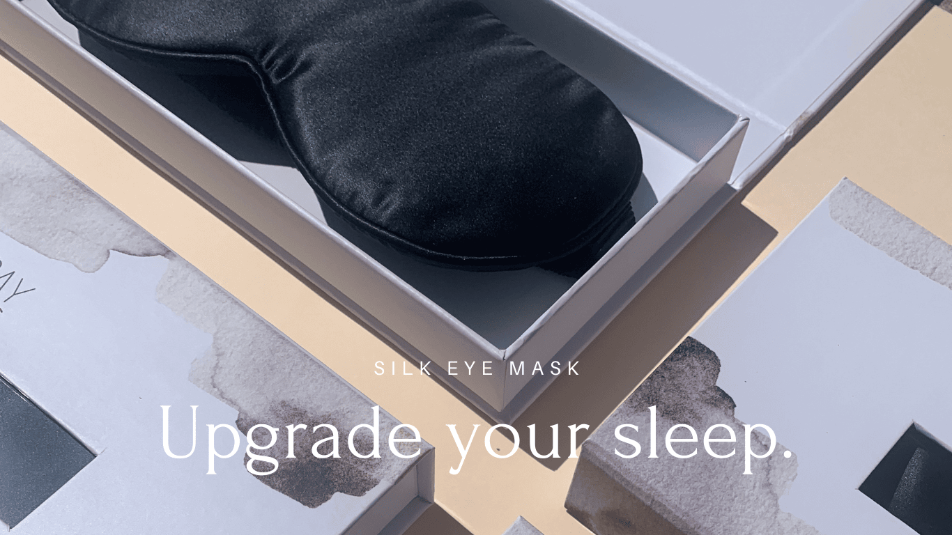 Silk Eye Mask NZ | black | monday silks