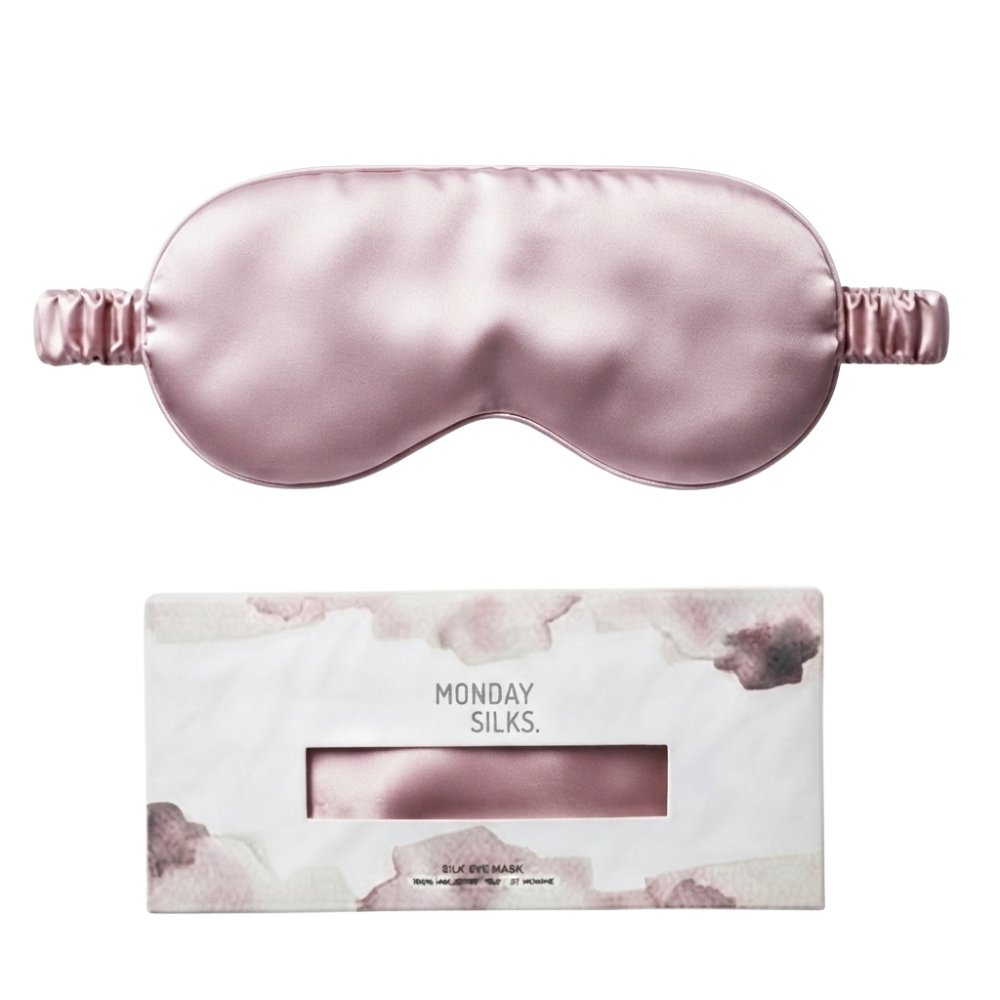 Pink Silk eye mask nz | Monday silks nz 