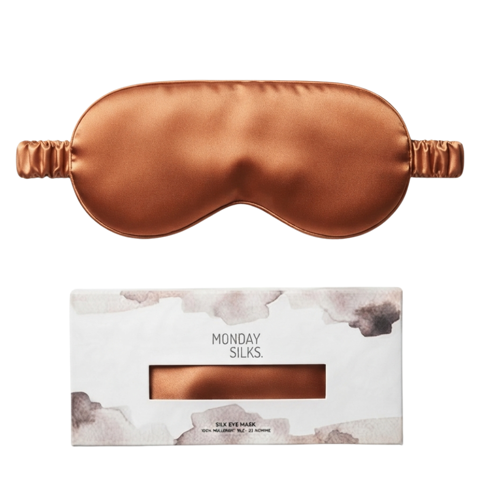 Silk Eye Mask - Copper