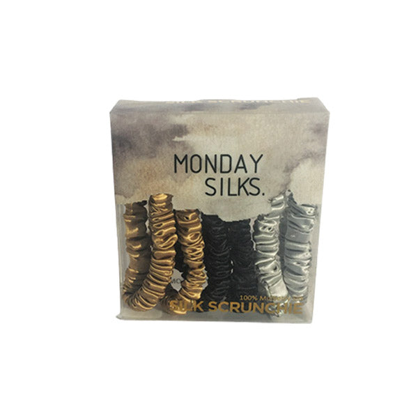Skinny Silk Scrunchies - Galaxy 6 Pack